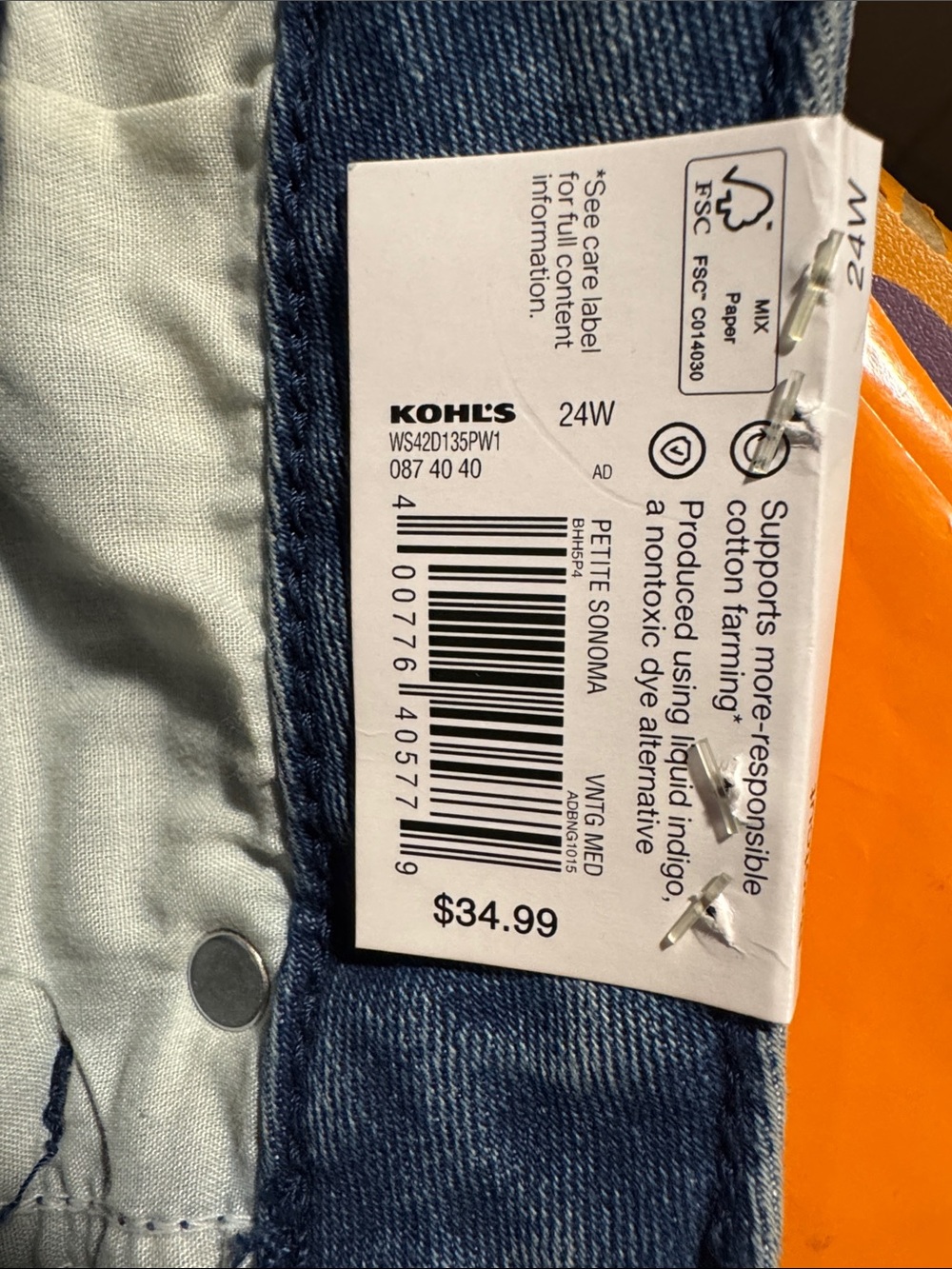 Mid Rise Bootcut Jeans - Picture 3 of 6